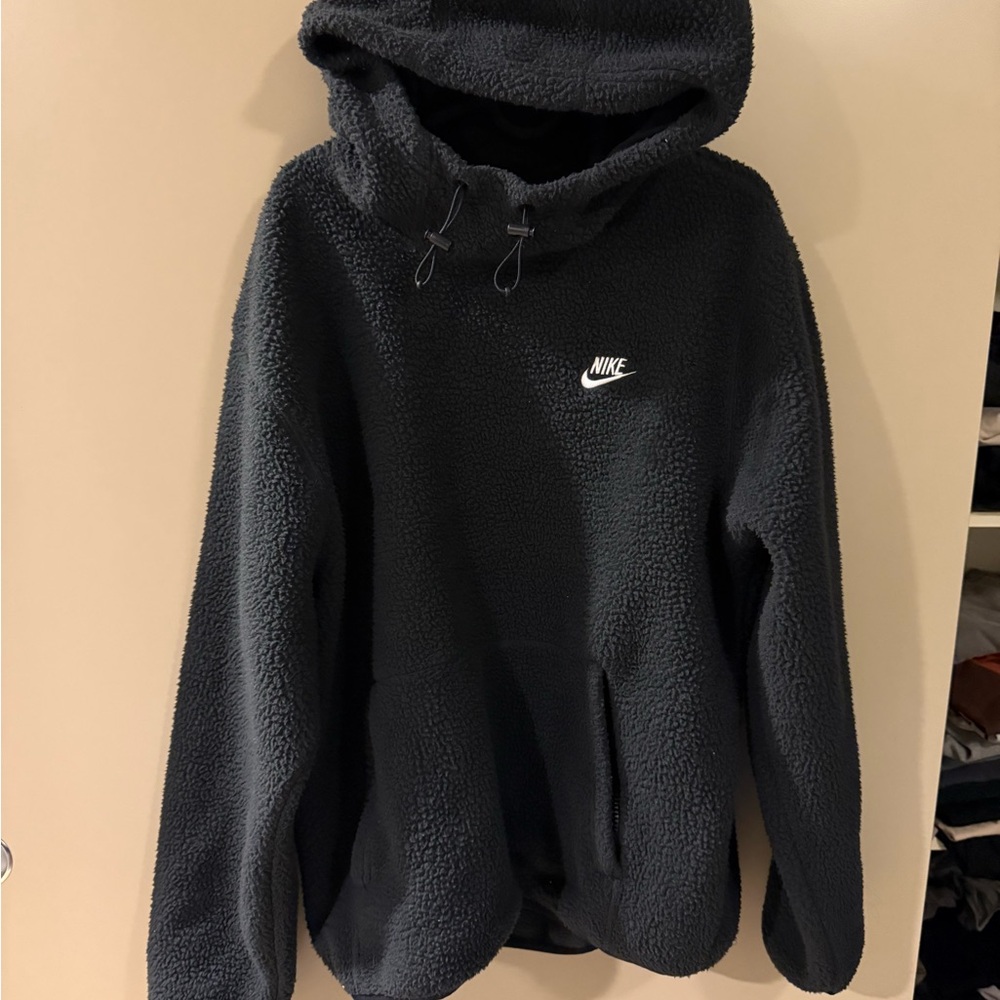 Nike Charcoal Sherpa Hoodie